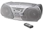 Panasonic RXD11W White/Silver CD Radio Cassette Player with Remote Control