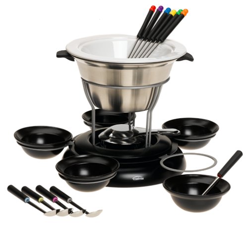 Trudeau Galaxy 3 in 1 Lazy Susan Fondue