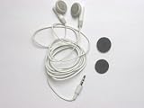 New white earphone (headset) earbud