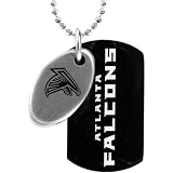 Team Titanium Atlanta Falcons Steel & Black Two Piece Dog Tag