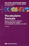 Livres : Vocabulaire français