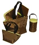 Chocolate Lemon Diaper Tote - Five Piece Set