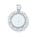14k White Gold Miraculous Medal