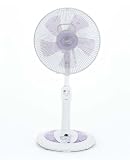 EUPA リビング扇風機(リモコンタイプマイナスイオン付)ホワイト&パープル TSK-F1207RI(V)