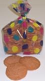 Gourmet Food : Scott's Cakes 1 lb. Raspberry Shortbread Cookies in a Balloon Bag