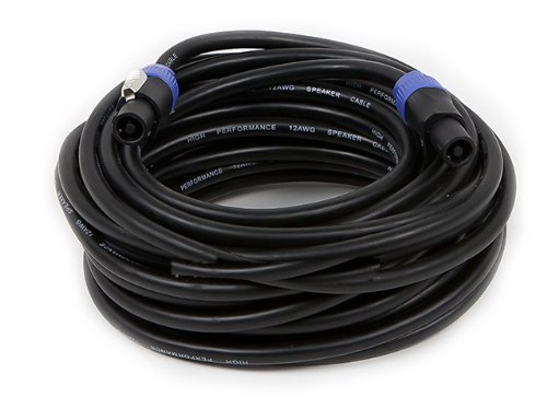 50ft 12AWG Speakon Type Female to Speakon Type Female Cable