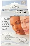 Godefroy Instant Eyebrow Tint Permanent Eyebrow Color Kit Medium Brown