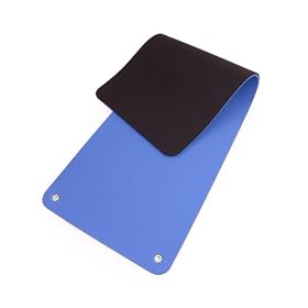 66Fit Pro Exercise Mat - Blue/Black, 180 x 60 x 1.7 cm
