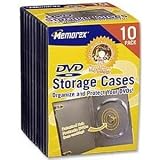 Memorex 32021980 DVD Storage Cases 10 Pack