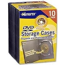 Memorex 32021980 DVD Storage Cases 10 Pack