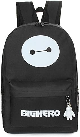 Big Hero 6 Backpack - Canvas Backpack for Girls Rucksack Travel Outdoor Laptop Hiking Luggage Gym Satchel Bag (BigHero B1)