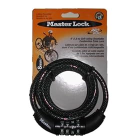 Master Lock Quantum 8 Combination Bike Lock - 4005025