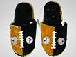 PITTSBURGH STEELERS Himo Style PLUSH SLIPPERS with Team Logo & Colors