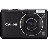 Canon Powershot A2200 14.1 MP Digital Camera with 4x Optical Zoom (Black)