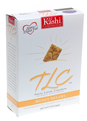 Kashi TLC Crackers, Honey Sesame, 9-Ounces (Pack of 12) by Kashi
