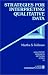 Strategies for Interpreting Qualitative Data (Qualitative Research Methods)