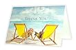 Beach Chairs Thank You Cards