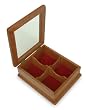 Cedar and mahogany tea box, 'Open Window'