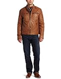 IMAGE OF Marc New York By Andrew Marc Men's Decoy 26.5-Inch Washed Lamb Motocross Jacket