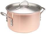 Calphalon Tri-Ply Copper 6-Quart Saucepot with Stainless-Steel Lid