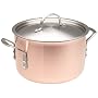 Calphalon Tri-Ply Copper 6-Quart Saucepot with Stainless-Steel Lid
