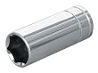 Deep Socket, 6 Point CRV - 1/2 Inch Drive x 22 MM