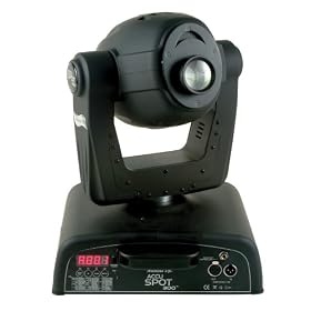 American DJ Accu Spot 300-300W Discharge Moving Head Fixture with Remote Focus and Prism by 