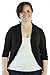 Libian Junior Plus Size Open Front 3/4 Gold Stud Fashion Sleeved Cardigan Top