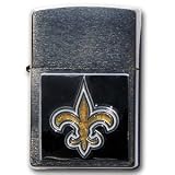 Large Emblem NFL Zippo - New Orleans Saints