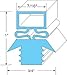 Traulsen Door Gasket SER-27564-00