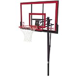 Spalding 48-Inch In-Ground Basketball System with Polycarbonate Backboard