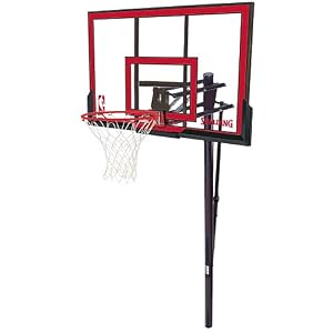 Spalding 48-Inch In-Ground Basketball System with Polycarbonate Backboard by 