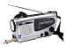 Solar Powered AM/FM Radio and Flashlight Hank Crank and Battery Powered - Great for Camping and Emergency Use