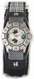 Boys Watch with Football Dial and Black Velcro Strap