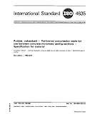 ISO 4635:1982, Rubber, vulcanized - Preformed compression seals for use between concrete motorway paving sections - Specification for material