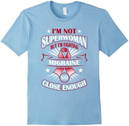 Men's Migraine Awareness T Shirt For Women Small Baby Blue