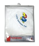 Kansas Jayhawks Hooded Baby Towel (White)