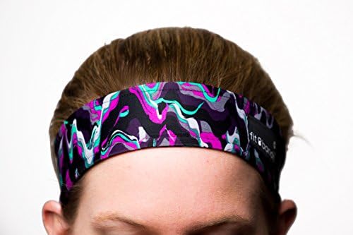 Fit Bandit, Non Slip Sports Headband for Exercise, Multi Color, Melt