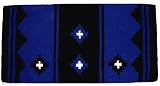 Mayatex Saddle Blanket - Apache - Black and Royal Blue