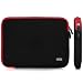 CaseCrown Neoprene Sleeve Case (Black/Red) for Dell 10 Inch Netbook
