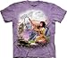 Wolf Summoner Adult 2XL T-shirt Indian with Dreamcatcher Cotton Shirt