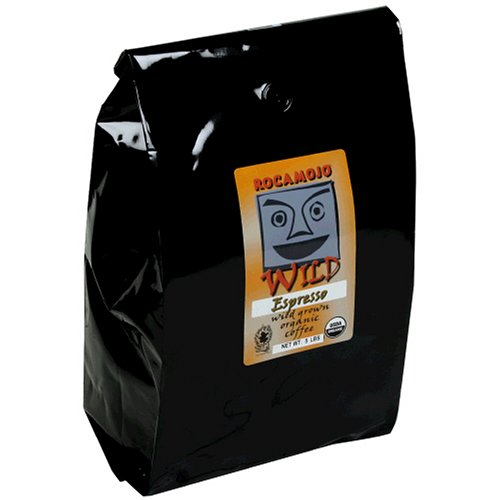 Rocamojo Organic Gourmet Coffee, Espresso, Whole Bean, 5 Pound