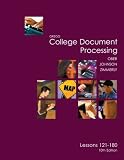 Gregg College Keyboarding And Document Processing (GDP), Lessons 121-180 text