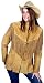 Women's Suede Shirt/Jacket with Fringe