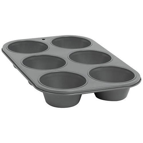Baker's Secret Basics Nonstick 6-Cup Texas Muffin Pan