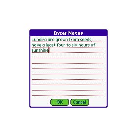 Garden Log downloadable Software