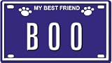 41B6T1ihfDL. SL160  BOO Dog Name Plate for Dog House. Over 400 Names Availaible. Type in Name Dog Plate in Search. Your Dog Name will show up.