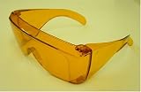 LowBlueLight Natural Sleep Aid Eyewear, Blue Light Filters, Wrap-Around Fitover, Medium
