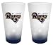 St. Louis Rams Frosted Pint Glass (16-Ounce, Set of 2)