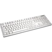 ダイヤテック Majestouch「マジェスタッチ」英語キーボード・白 FKB104M/EW